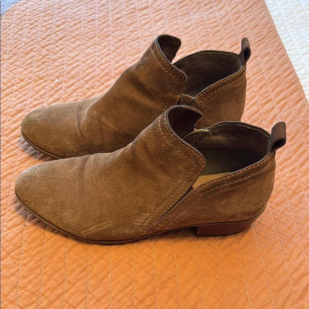 Diba Tan Suede Ankle Boots